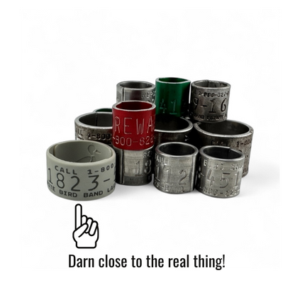 FLYT "STEEL GRAY" Silicone Duck Band Ring