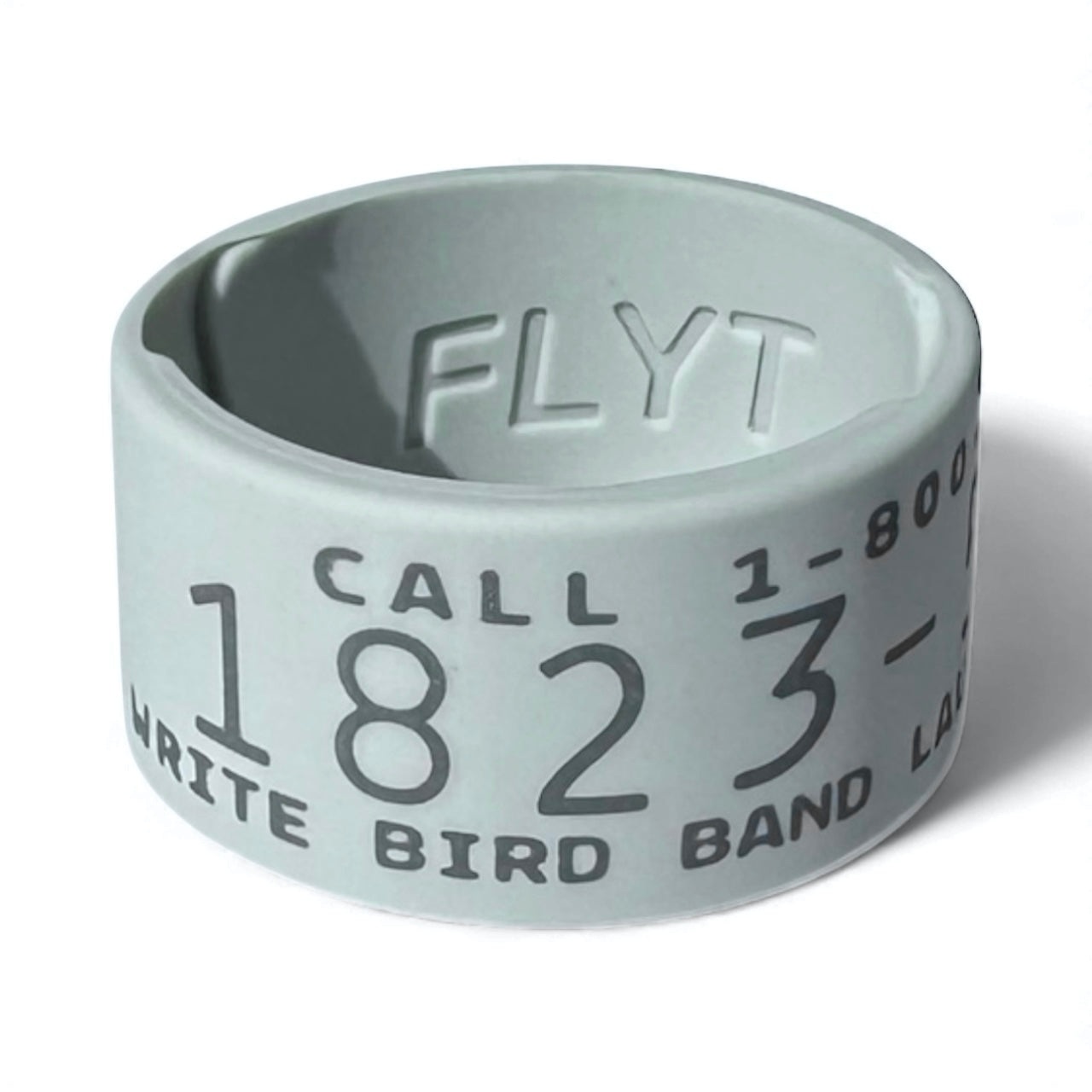 FLYT "STEEL GRAY" Silicone Duck Band Ring