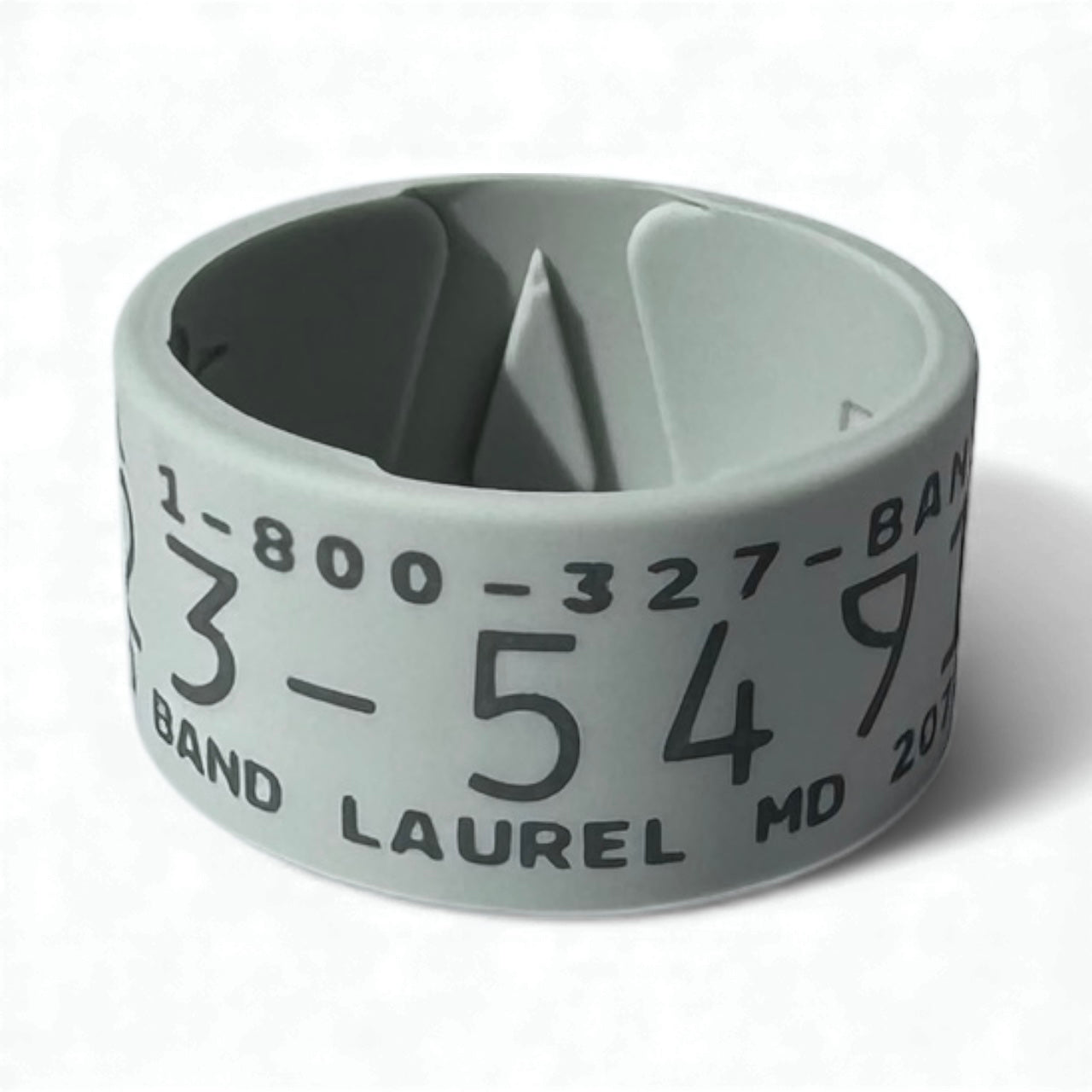 FLYT "STEEL GRAY" Silicone Duck Band Ring